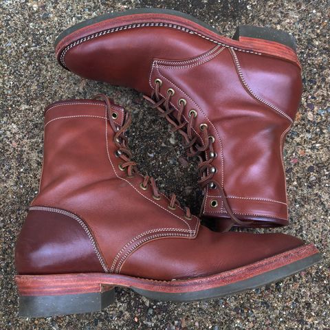 View photo of Onderhoud SVC02 Packer Boot in Wickett & Craig Medium Brown Traditional Harness