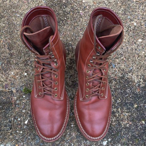 View photo of Onderhoud SVC02 Packer Boot in Wickett & Craig Medium Brown Traditional Harness