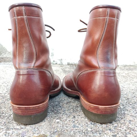 View photo of Onderhoud SVC02 Packer Boot in Wickett & Craig Medium Brown Traditional Harness