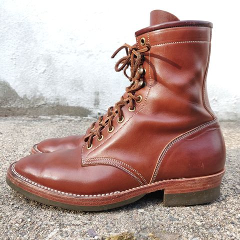 View photo of Onderhoud SVC02 Packer Boot in Wickett & Craig Medium Brown Traditional Harness