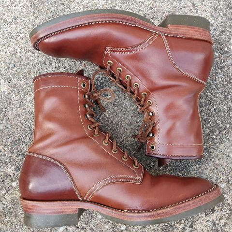 View photo of Onderhoud SVC02 Packer Boot in Wickett & Craig Medium Brown Traditional Harness