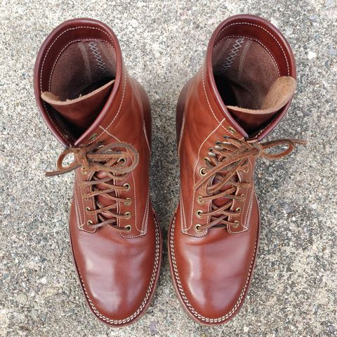 View photo of Onderhoud SVC02 Packer Boot in Wickett & Craig Medium Brown Traditional Harness