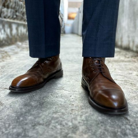 Search result thumbnail of Crockett & Jones Coniston in Horween Dark Cognac Hatch Grain Shell Cordovan