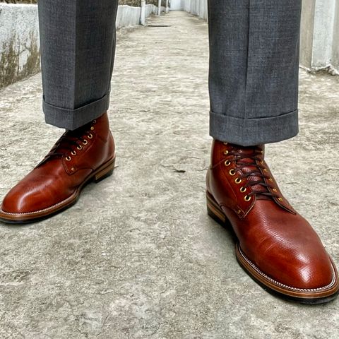 Search result thumbnail of Østmo x Iron Boots Type 1 Service Boot in Horween Tan Pioneer Reindeer