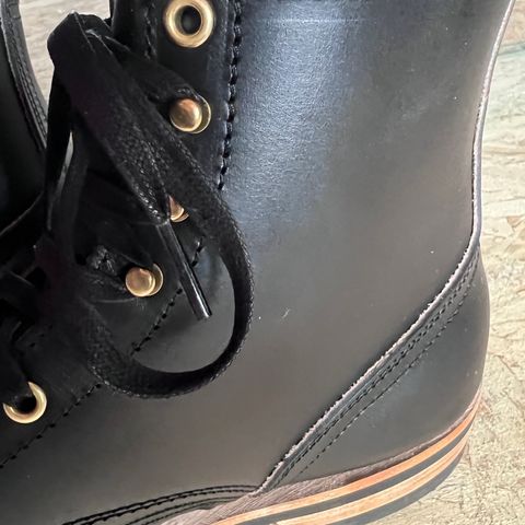 Nicks Free Range in Wickett & Craig Black Oiled Latigo