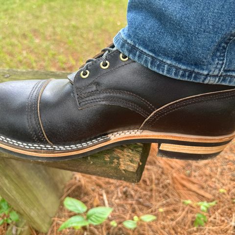 Nicks MTO in Horween Black Waxed Flesh