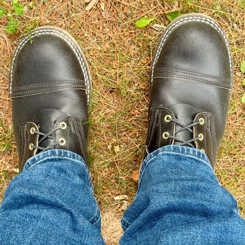 Nicks MTO in Horween Black Waxed Flesh