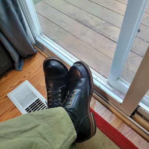 Iron Boots Pitman in Seidel Black Double Shot