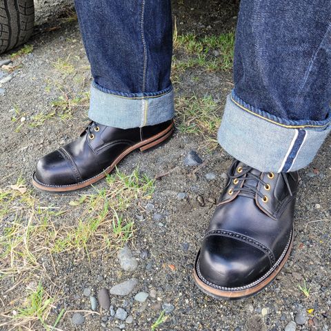Iron Boots Pitman in Seidel Black Double Shot
