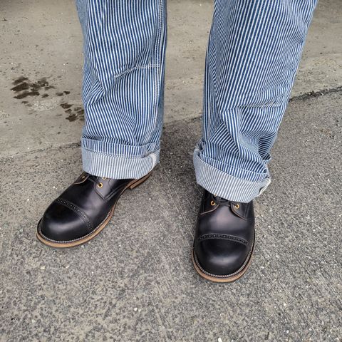 Iron Boots Pitman in Seidel Black Double Shot