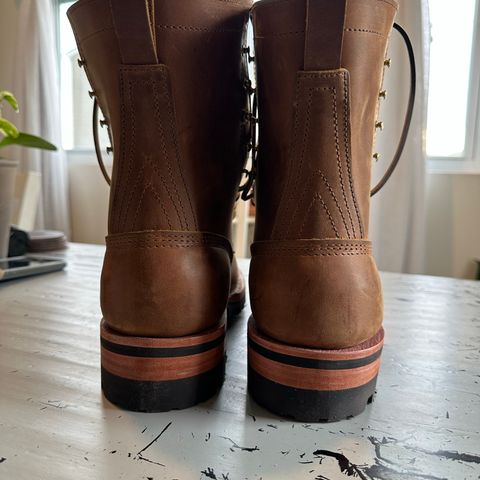 Nicks Overlander in Horween Orange Predator