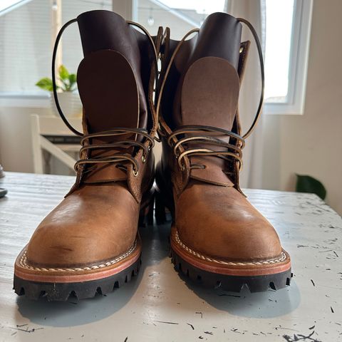Nicks Overlander in Horween Orange Predator