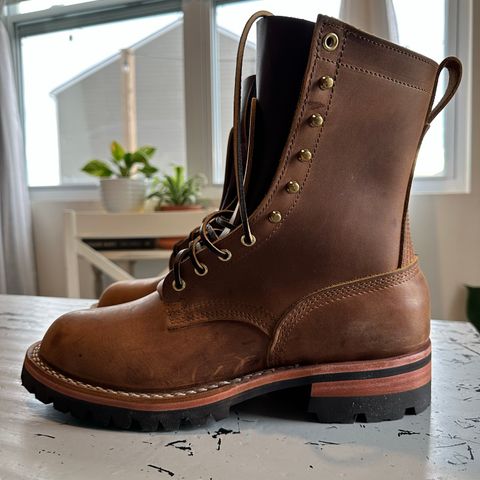 Nicks Overlander in Horween Orange Predator