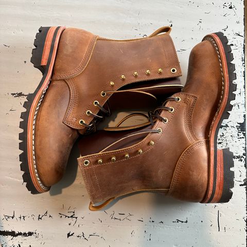 Nicks Overlander in Horween Orange Predator