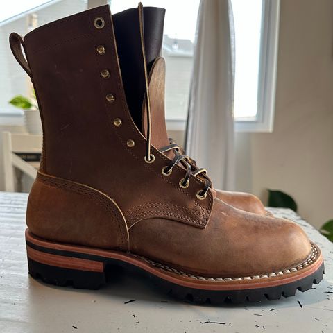 Nicks Overlander in Horween Orange Predator