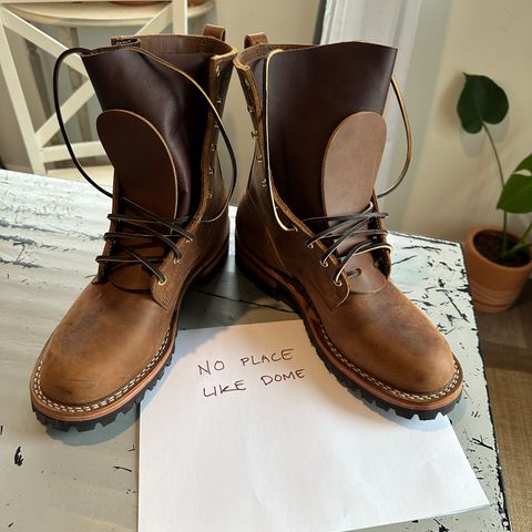Nicks Overlander in Horween Orange Predator