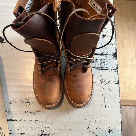 Nicks Overlander in Horween Orange Predator