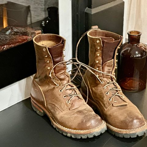 Nicks Overlander in Horween Orange Predator