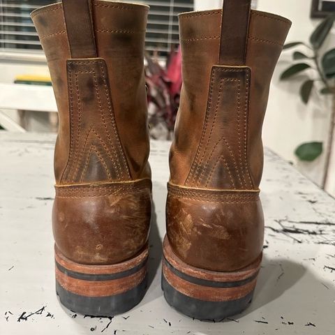 Nicks Overlander in Horween Orange Predator