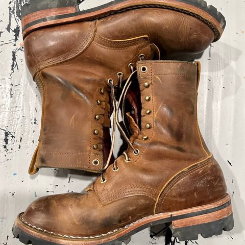 Nicks Overlander in Horween Orange Predator