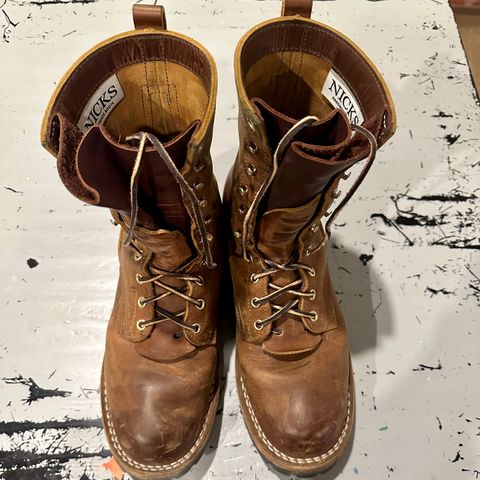 Nicks Overlander in Horween Orange Predator