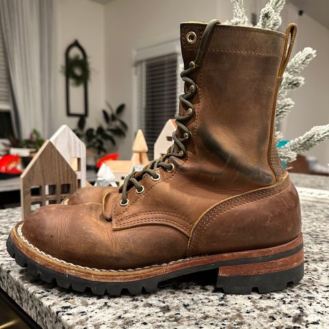 Nicks Overlander in Horween Orange Predator