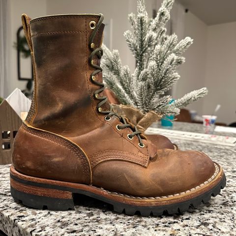 Nicks Overlander in Horween Orange Predator