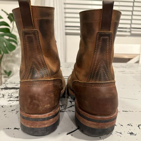 Nicks Overlander in Horween Orange Predator