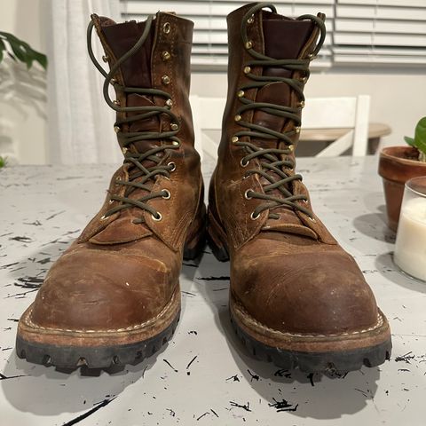 Nicks Overlander in Horween Orange Predator