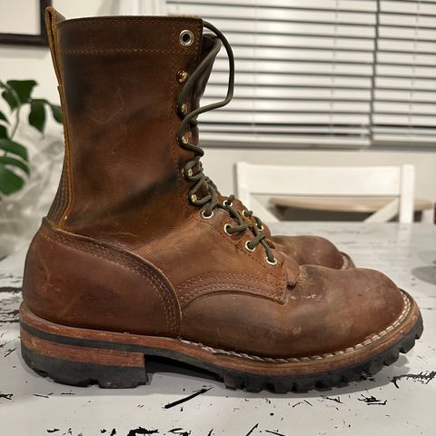 Nicks Overlander in Horween Orange Predator