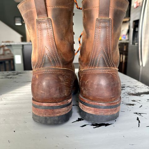 Nicks Overlander in Horween Orange Predator