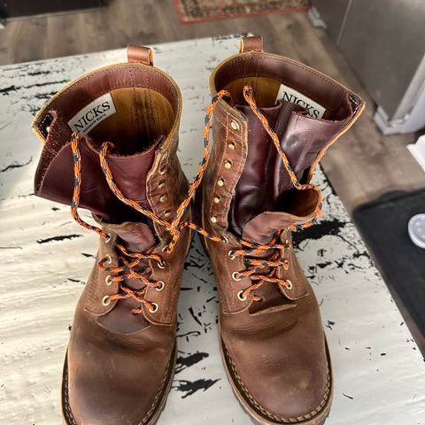 Nicks Overlander in Horween Orange Predator
