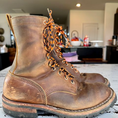 Nicks Overlander in Horween Orange Predator