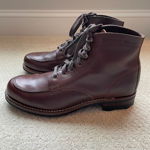Wolverine 1000 Mile Moc-Toe Boot in Horween Brown Chromexcel