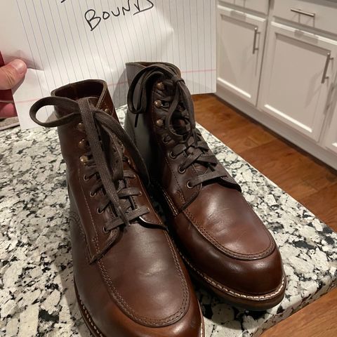 Wolverine 1000 Mile Moc-Toe Boot in Horween Brown Chromexcel