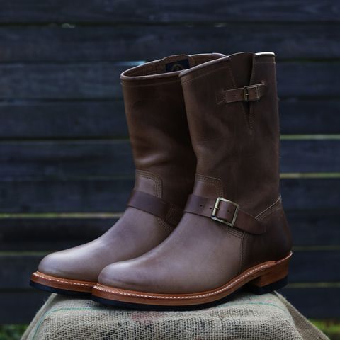 John Lofgren Wabash Engineer Boots in Natural