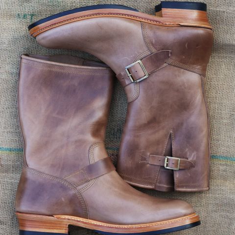 John Lofgren Wabash Engineer Boots in Natural