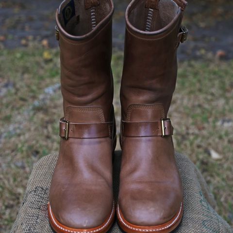 John Lofgren Wabash Engineer Boots in Natural