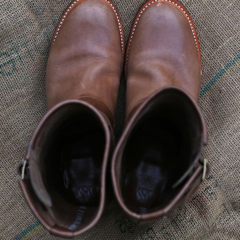 John Lofgren Wabash Engineer Boots in Natural