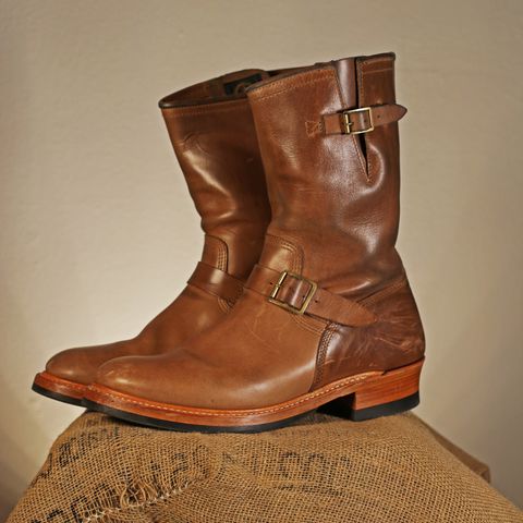 John Lofgren Wabash Engineer Boots in Natural