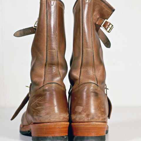 John Lofgren Wabash Engineer Boots in Natural