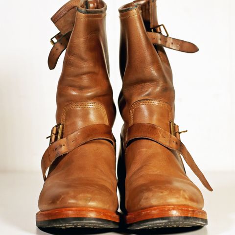 John Lofgren Wabash Engineer Boots in Natural