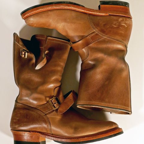 John Lofgren Wabash Engineer Boots in Natural
