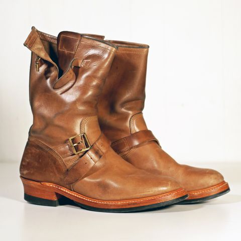 John Lofgren Wabash Engineer Boots in Natural