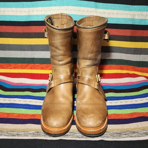 John Lofgren Wabash Engineer Boots in Natural