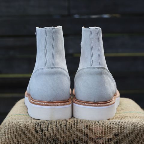 Tricker's x Division Road Super Monkey Boot in C.F. Stead Bone Nubuck Kudu