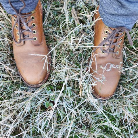 Grant Stone Nora Boot in Horween Dune Chromexcel