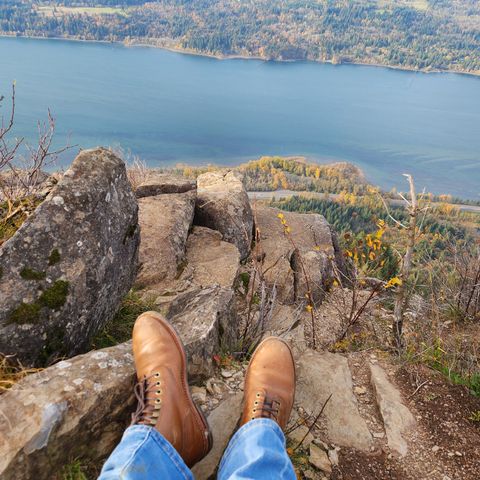 Grant Stone Nora Boot in Horween Dune Chromexcel