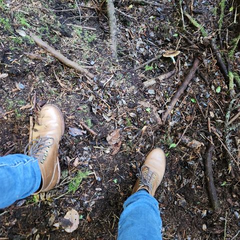 Grant Stone Nora Boot in Horween Dune Chromexcel