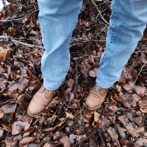 Grant Stone Nora Boot in Horween Dune Chromexcel